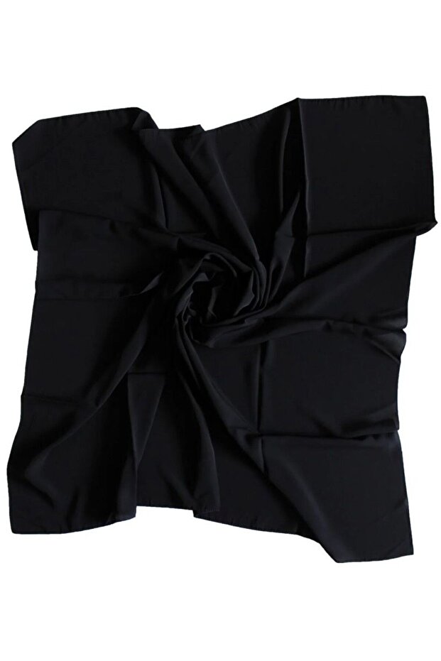 120X120 Medina Silk Scarf - Black