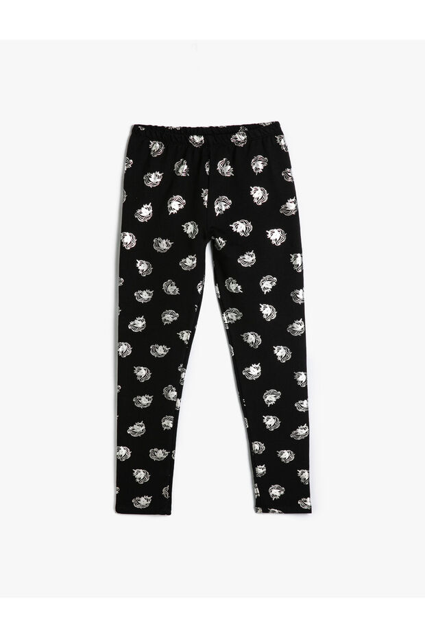 Unicorn Leggings Cotton with Elastic Waist