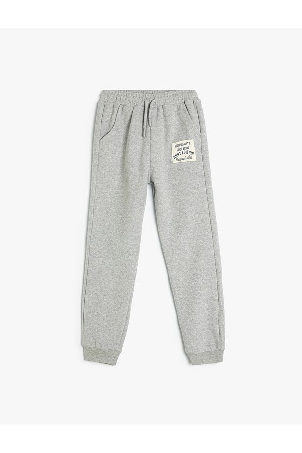 Bağcıklı Cepli Basic Jogger Pantolon - 1