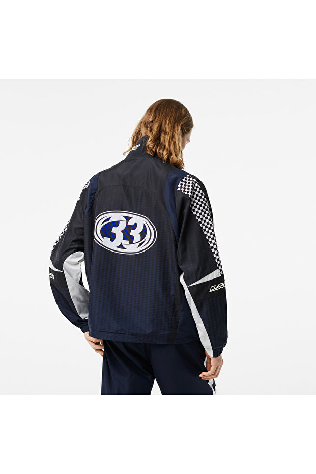 Active Erkek Dik Yaka Baskılı Siyah Mont - 3