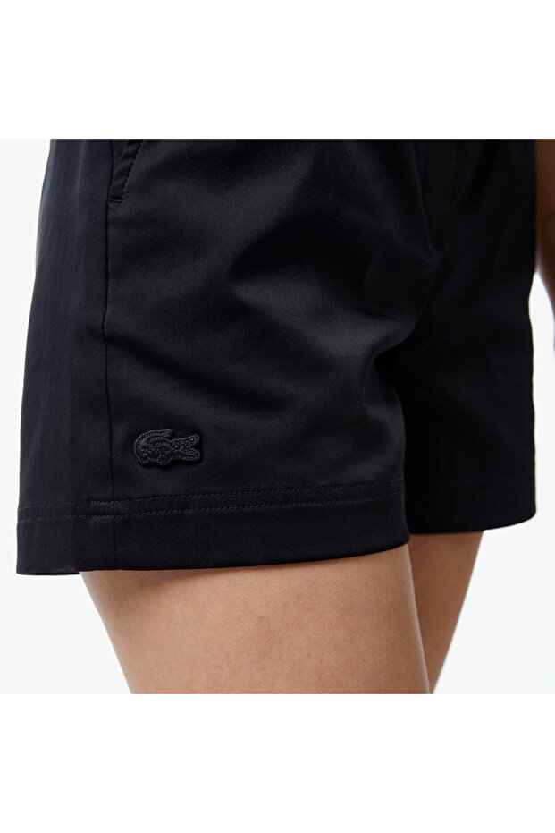 Kadın Regular Fit Siyah Şort - 7