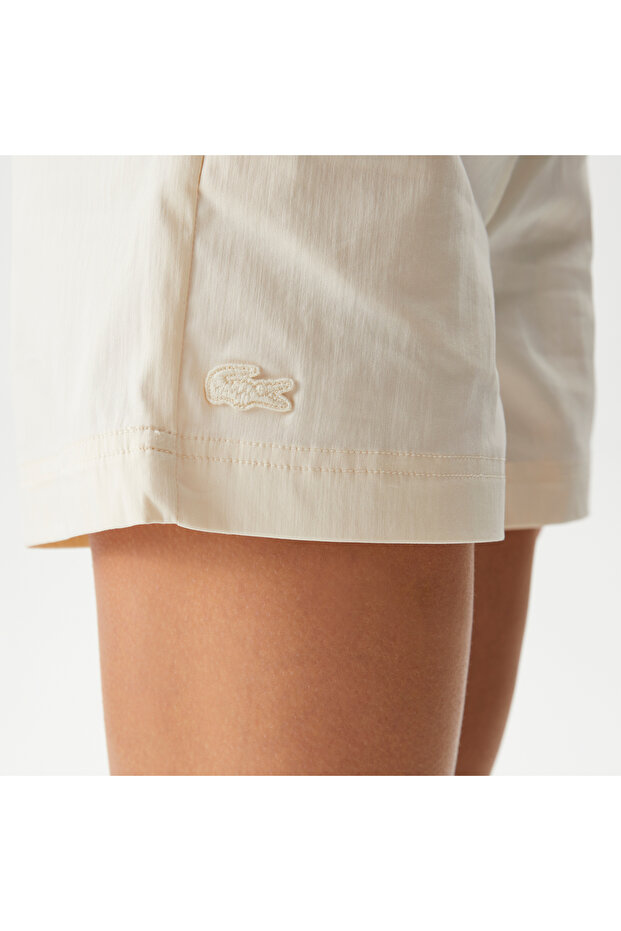 Kadın Regular Fit Beyaz Şort - 5