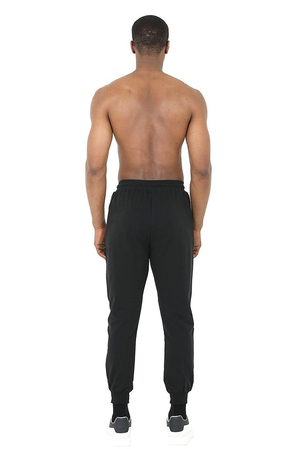 Sport Jogger Eşofman Tek Alt Siyah Nı23008 - 3