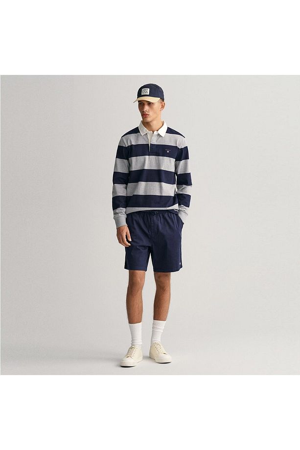 Erkek Lacivert Regular Fit Şort - 5