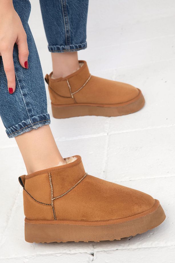 Taba Süet Kadın Bot & Bootie 19761 - 2