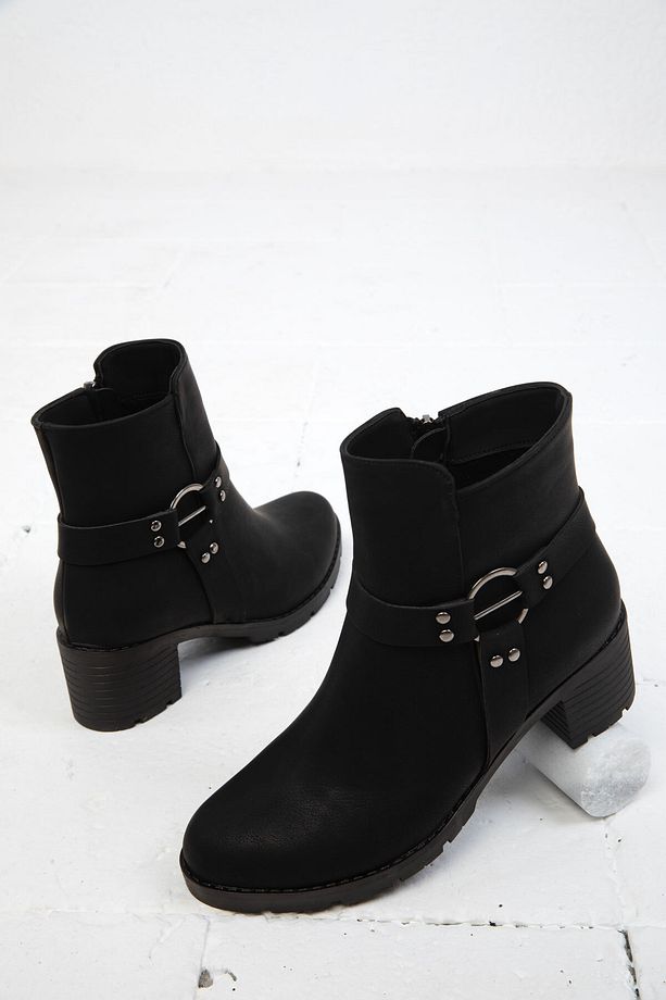 Siyah Kadın Bot & Bootie 19746 - 4