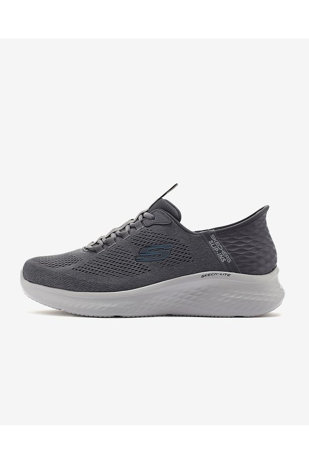 Skech - Lite Pro - Primebase Erkek Gri Spor Ayakkabı 232466tk Ccbl - 1