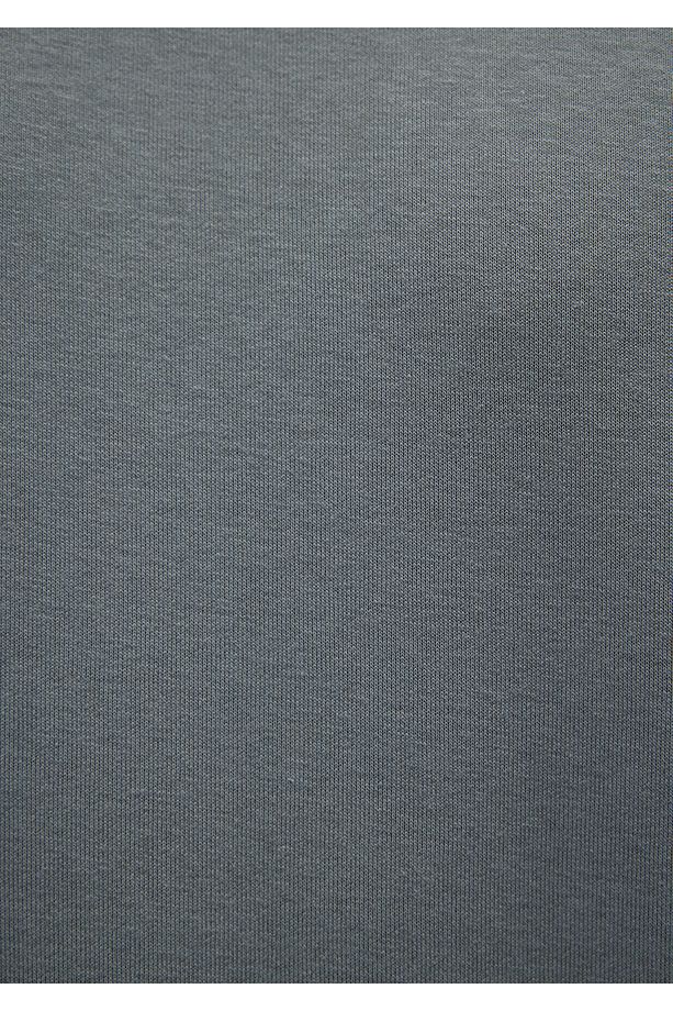 Bisiklet Yaka Yeşil Basic Sweatshirt 0S10276-71577 - 6