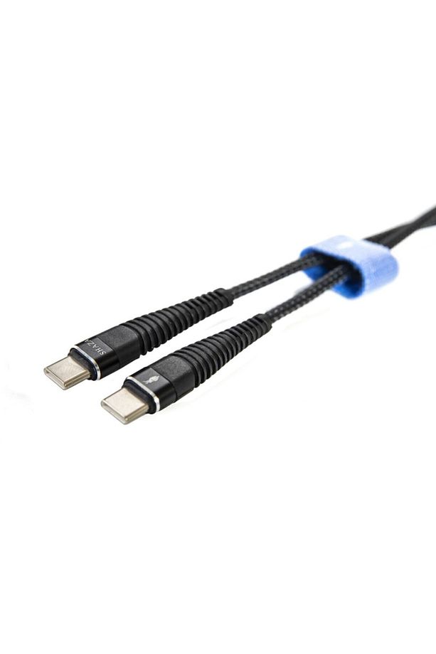 Type-c To Type-c Pd 5a 100w Örgülü Hızlı Şarj Ve Data Kablosu 1 Metre - 1
