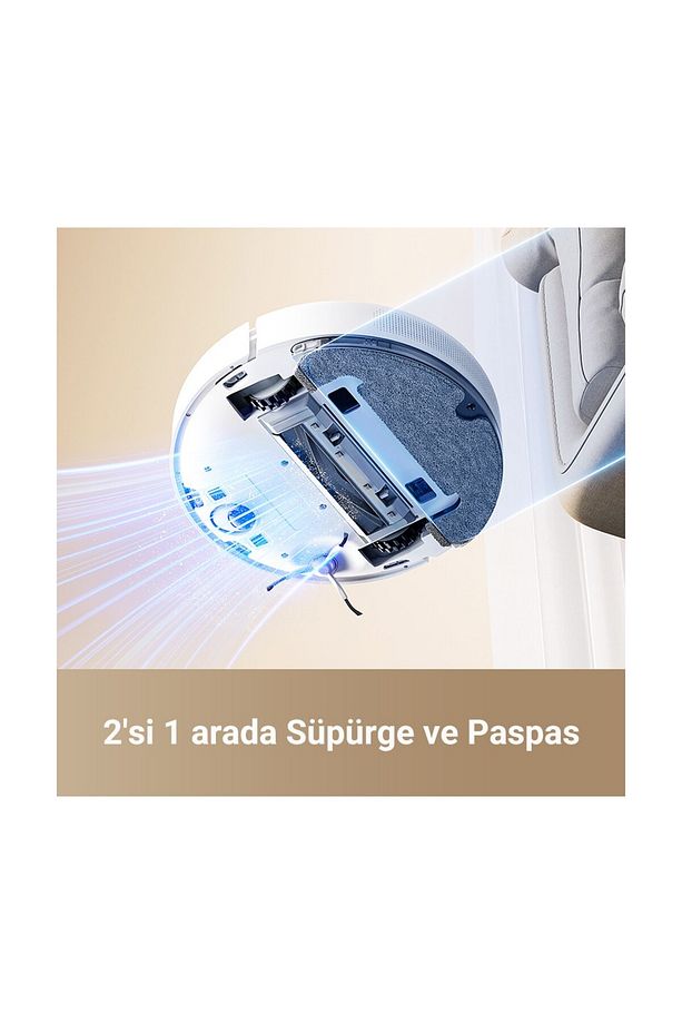 Pro Gen 2 Robot Süpürge Beyaz 7000 Pa Emiş Gücü (EN GÜÇLÜ ROBOT SÜPÜRGE) - 4