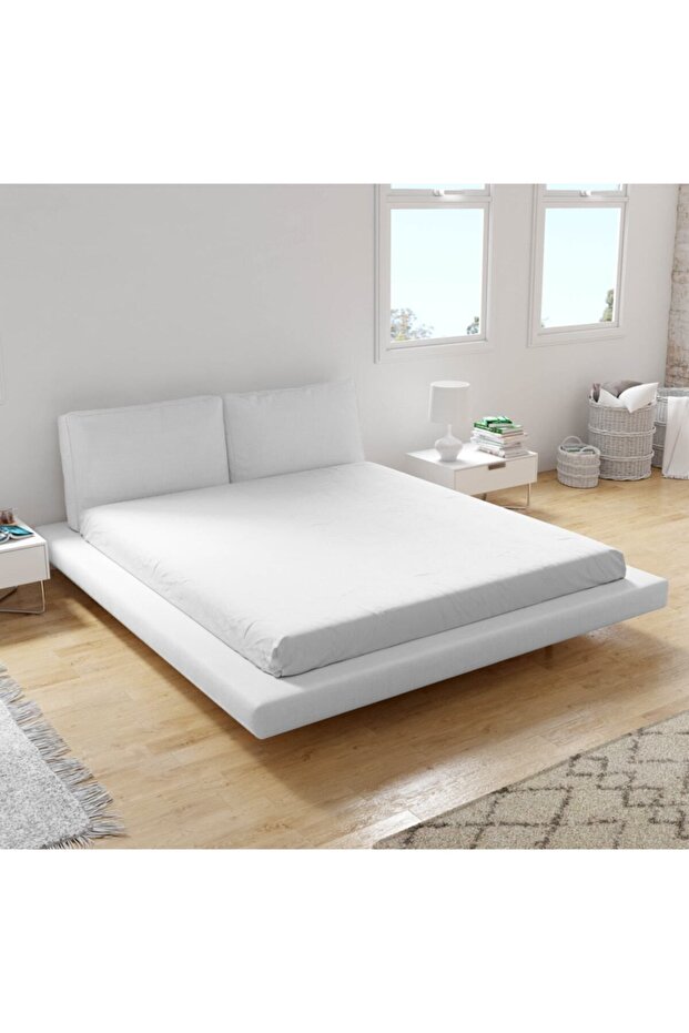 Combed Cotton Fitted Sheet 100% Cotton Single Double King Size