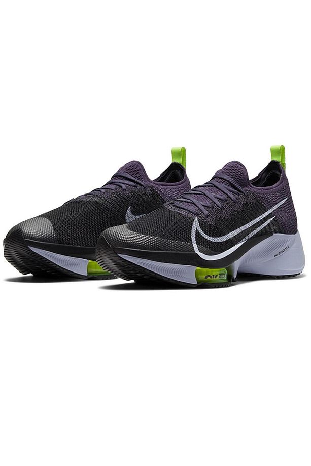 Air Zoom Tempo Next % Flyknit Running Shoes Kadın Koşu Ayakkabısı Siyah Mor - 8