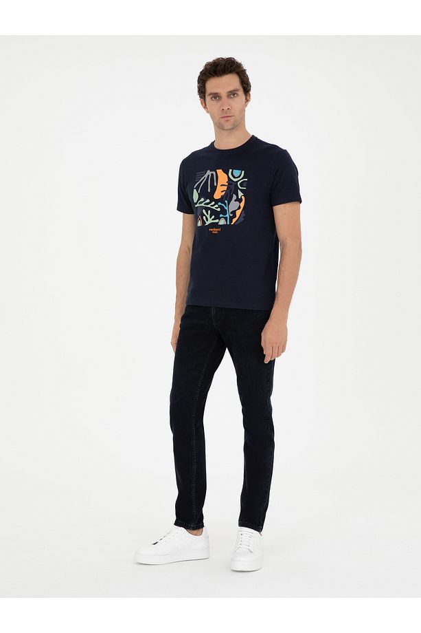 Lacivert Slim Fit Jean Pantolon 50294181-VR033 - 3