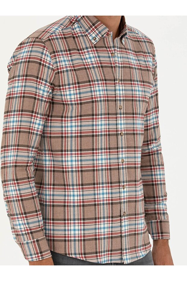 Vizon Regular Fit Uzun Kollu Gömlek 50272912-VR052 - 6