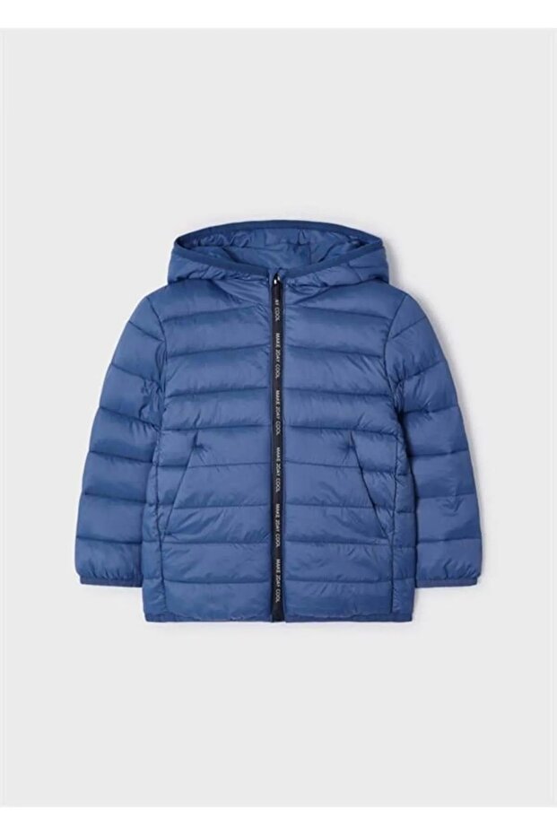 Erkek Çocuk Kapüşonlu Basic Mont 4437 - 1