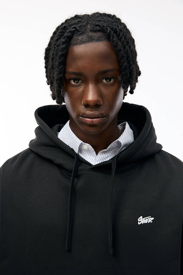 STWD işlemeli ve kapüşonlu sweatshirt - 6