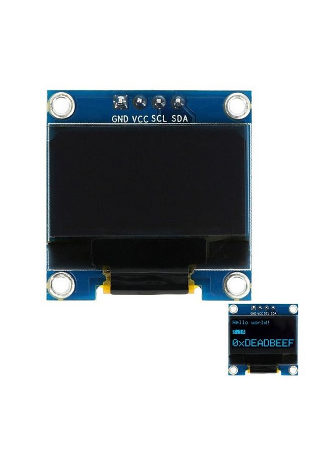 128x64 0.96 Inch Oled Grafik Lcd Ekran - Ssd1306 - 4 Pin I2c - 1