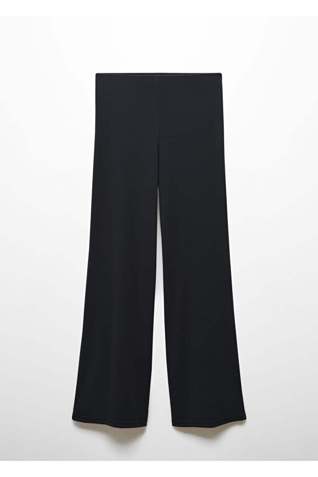 Elastik belli wideleg pantolon - 3