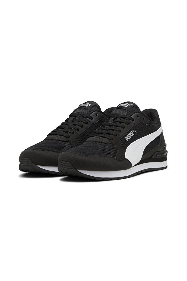 St runner v4 mesh-puma black-puma white-puma silver