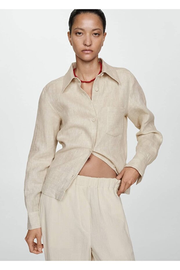 Pamuklu Wideleg pantolon - 6