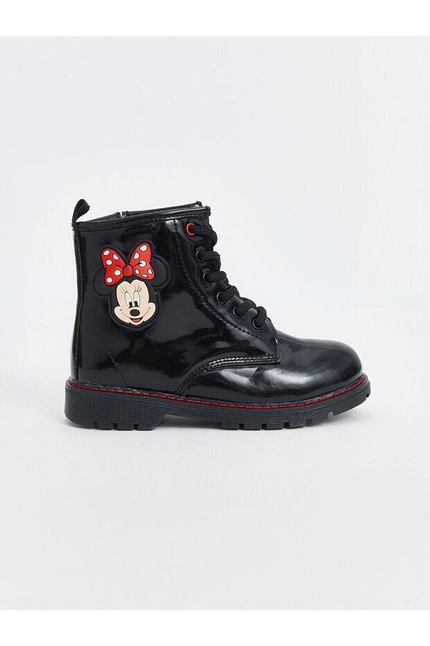 Lcwk Fermuarlı Minnie Mouse Baskılı Kız Çocuk Bot - 2