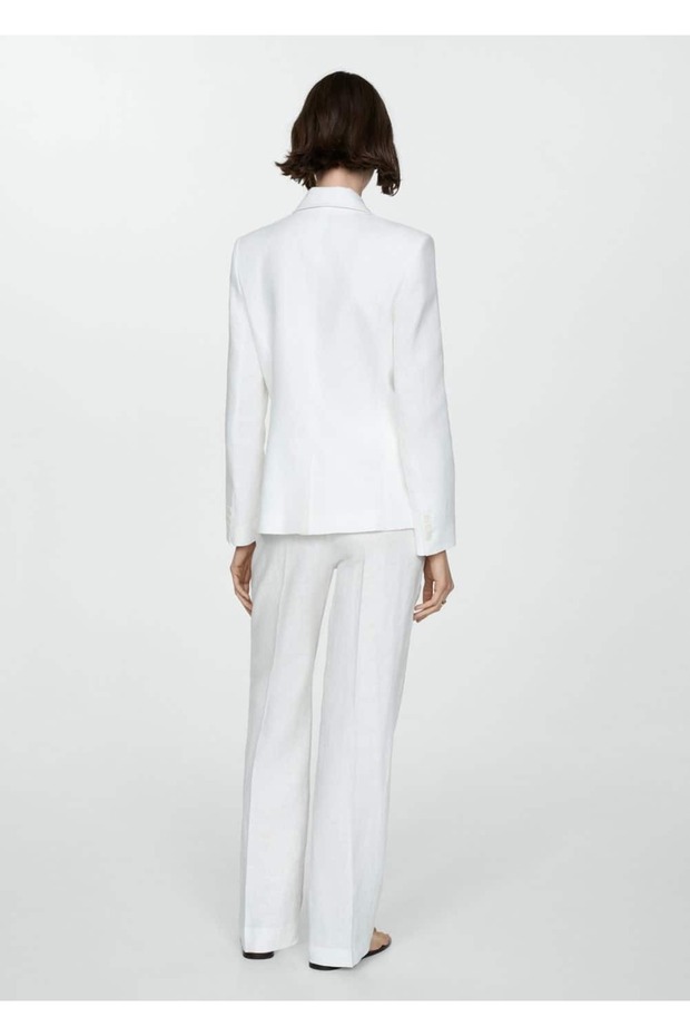 %100 keten pantolon - 4