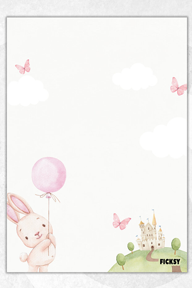 ورق ملاحظات على شكل أرنب مقاس A5 - 50 ورقة للقيام بقائمة مذكرة الوسادة - 1