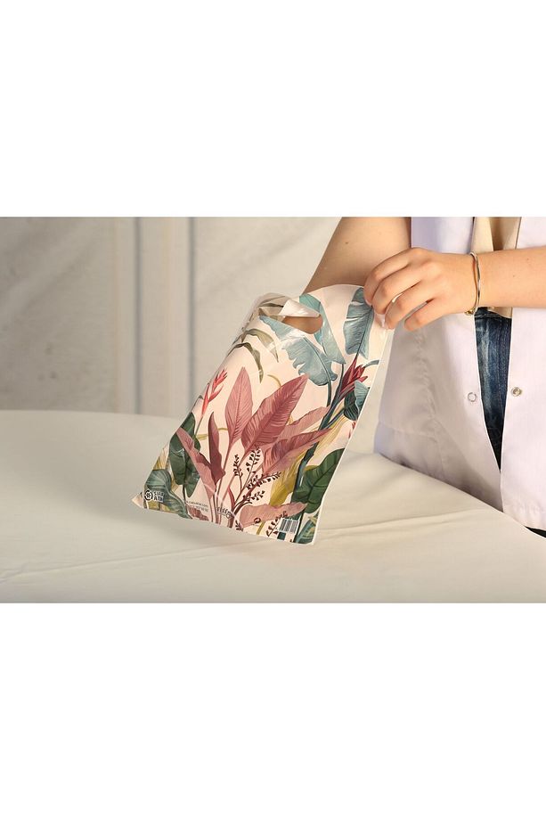 Alışveriş Poşeti Derya Çiçeği (22×32 CM) – 100 Adet - 3