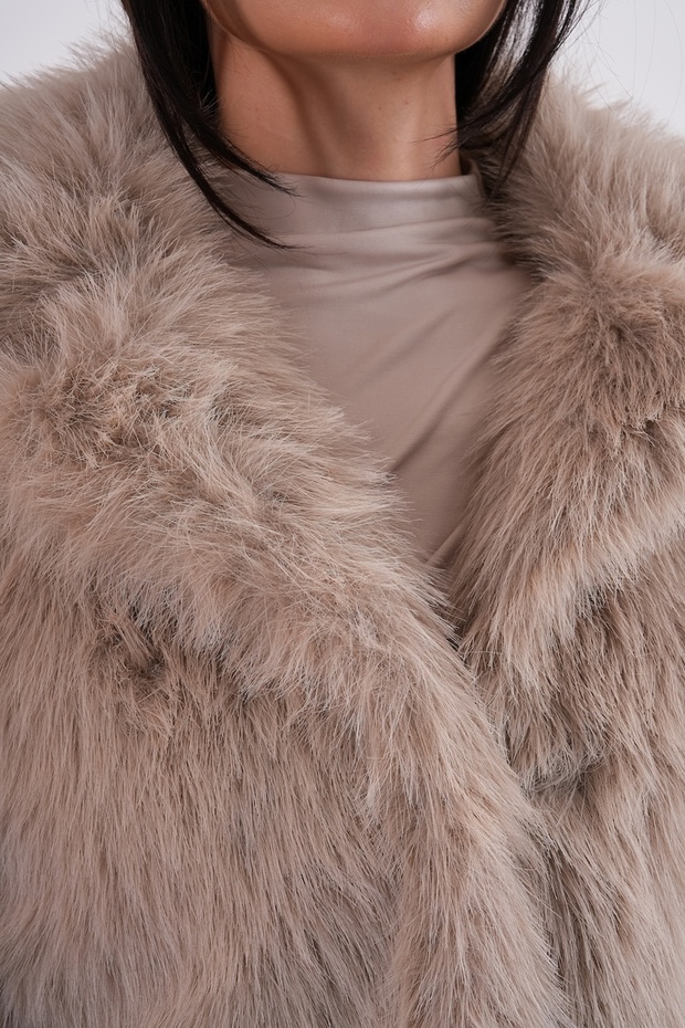 Yakalı Crop Boy Ceket - 6