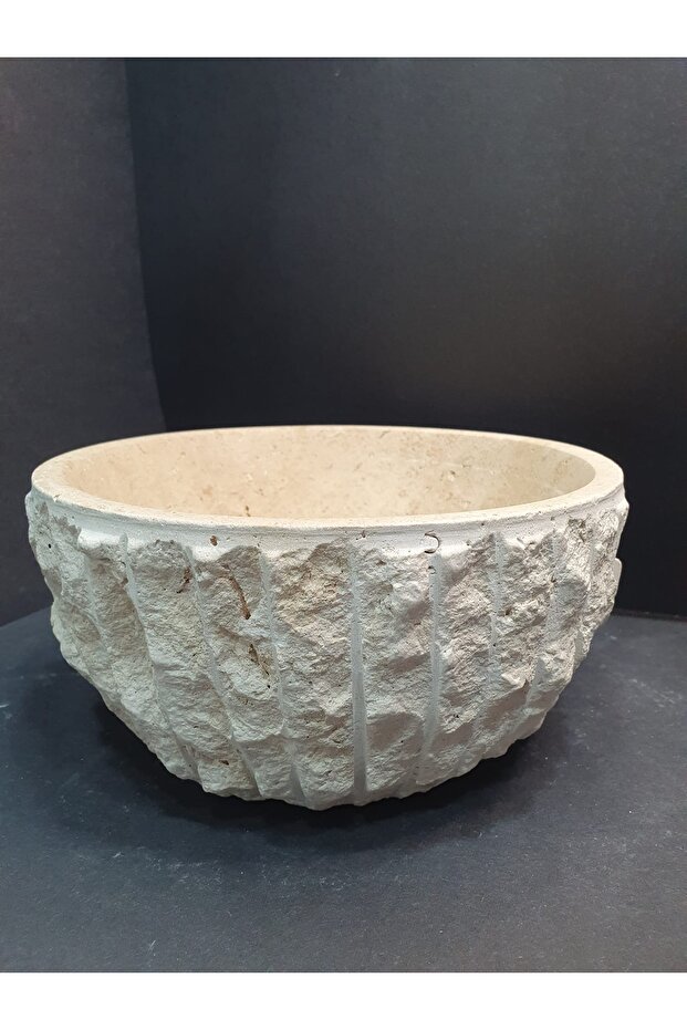 Doğal Traverten Kase - 1