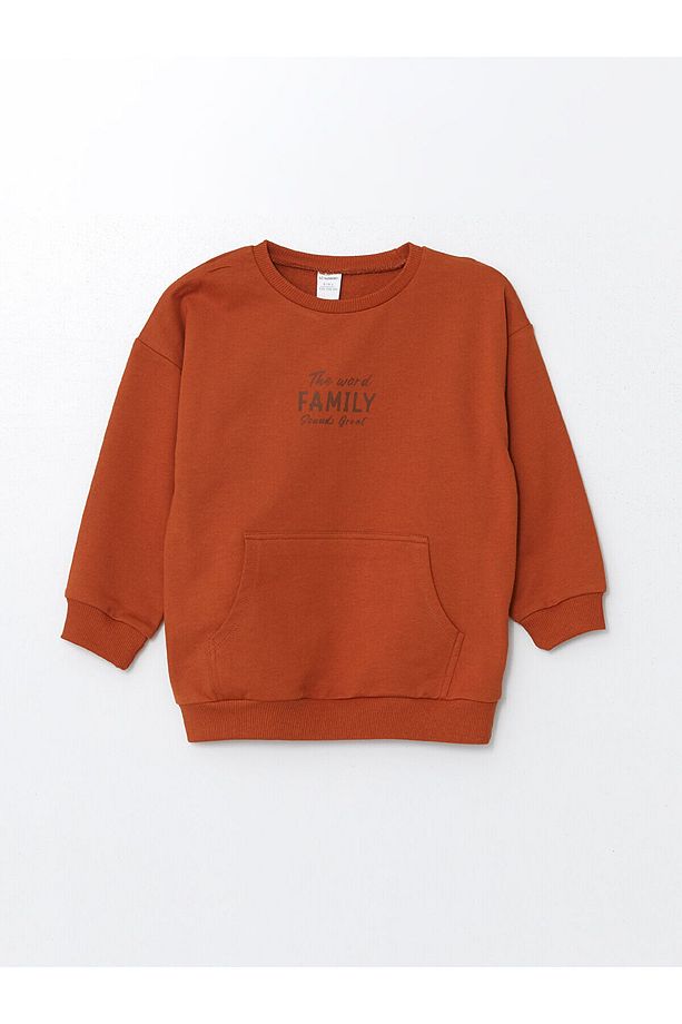 Lcw Bisiklet Yaka Uzun Kollu Basic Erkek Bebek Sweatshirt Ve Eşofman Alt 2'li - 2