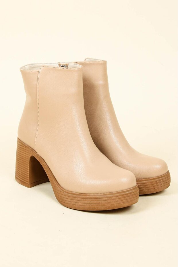 Kalın Topuklu Bot NUT - 1