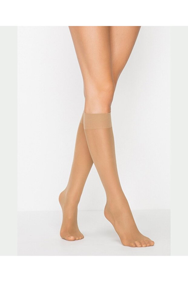 40 Den Micro Non-Slip Trouser Socks (with Wide Colour Option) -Mink
