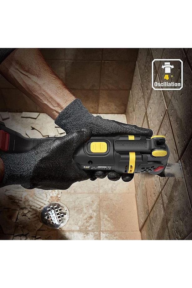 DX41 18Volt/4.0Ah Li-ion Tek Akülü Kömürsüz Profesyonel Çok Amaçlı Devir Ayarlı Raspalama+14 Ade - 5