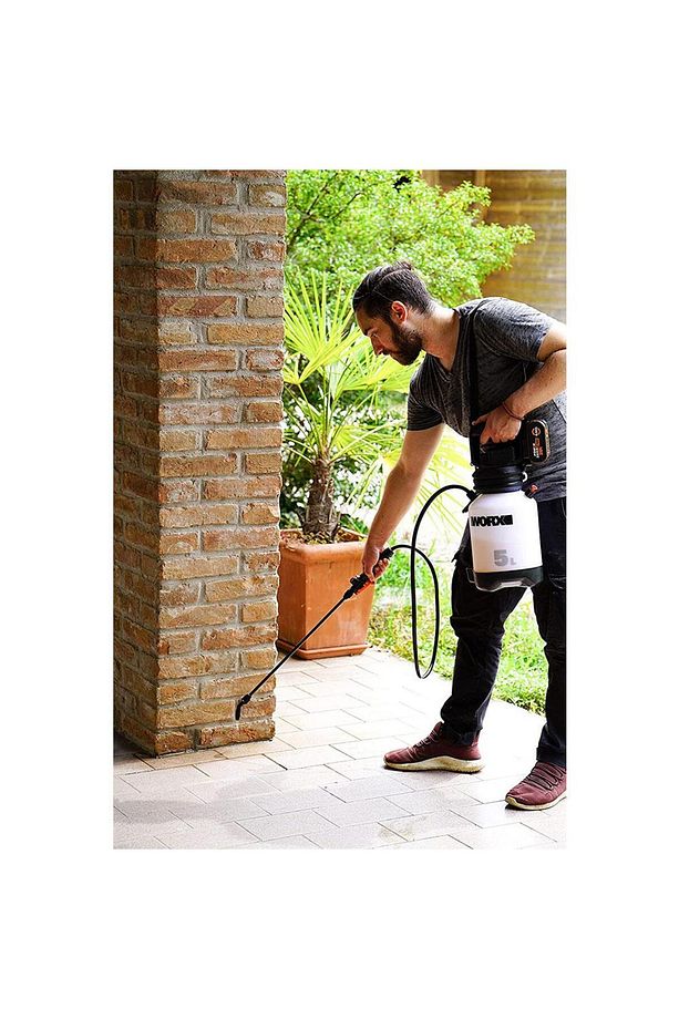 WG829E 20Volt 2.0Ah. Li-ion 5Lt. Omuz Askılı Basınçlı İlaçlama ve Dezenfektan Pompası - 3