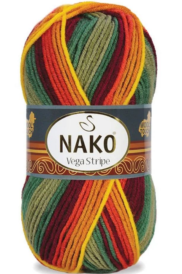 Vega Stripe Ebruli Örgü İpi 83599 - 2