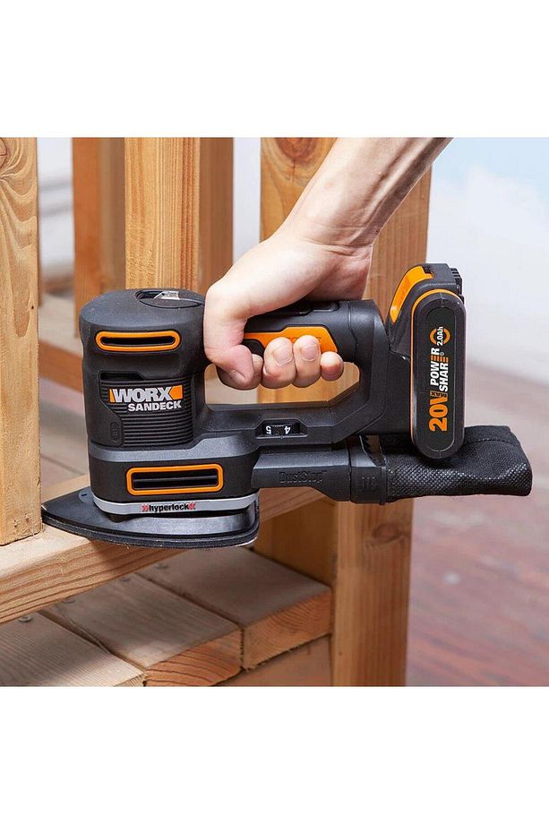 Wx820 20volt 2.0ah. Li-ion Profesyonel Devir Ayarlı Çok Amaçlı Şarjlı Zımpara - 4