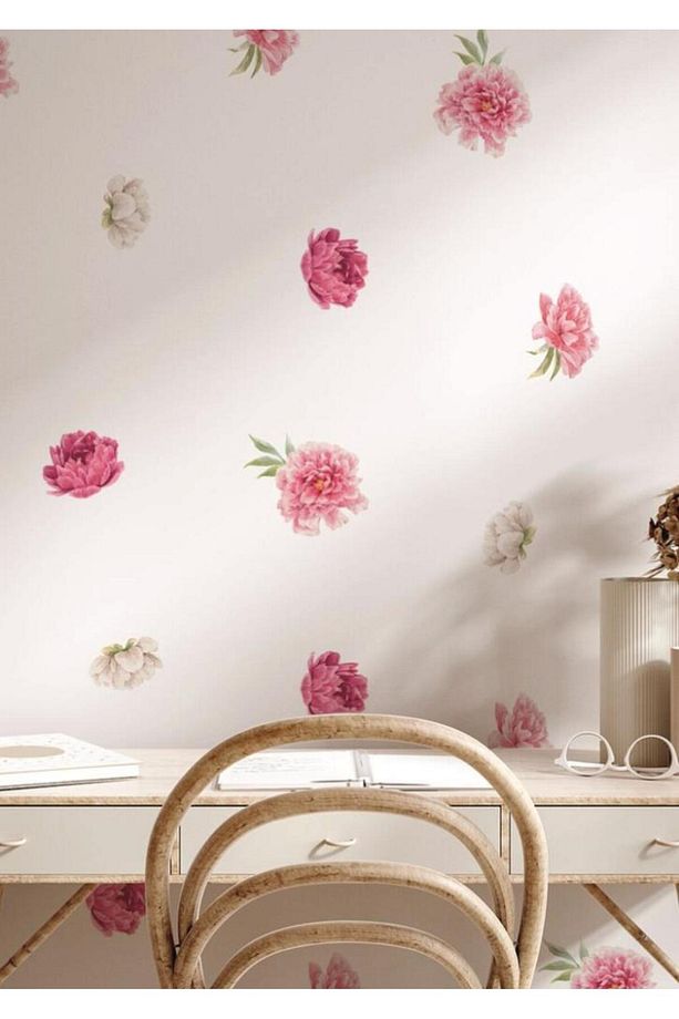 Botanik Pastel Pembeli Çiçekli,boho Bohem Minimalist Dekorasyon Popüler Çıkartma Modelleri - 2