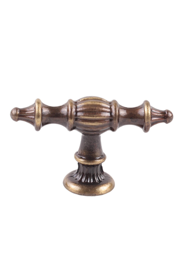 Crescent Antique Yellow Button Handle Luxury Country Kitchen Furniture Cabinet Drawer Handle