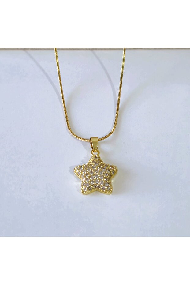 Çelik Yıldız Kolye - 2