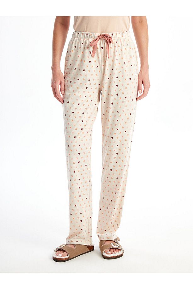 Lcwk Beli Lastikli Desenli Kadın Pijama Alt - 2