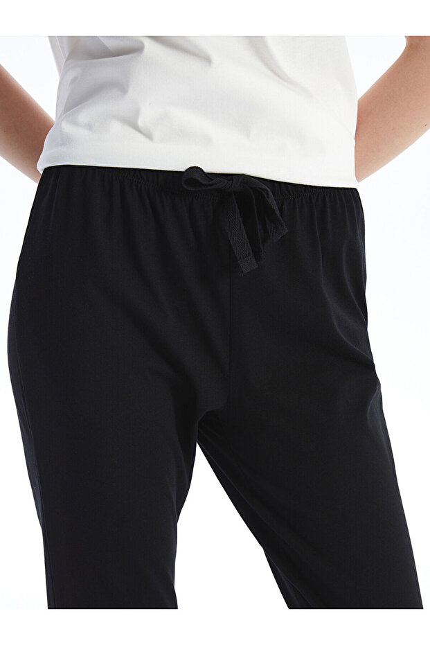 Lcwk Kadın Beli Lastikli Düz Pijama Altı - 3