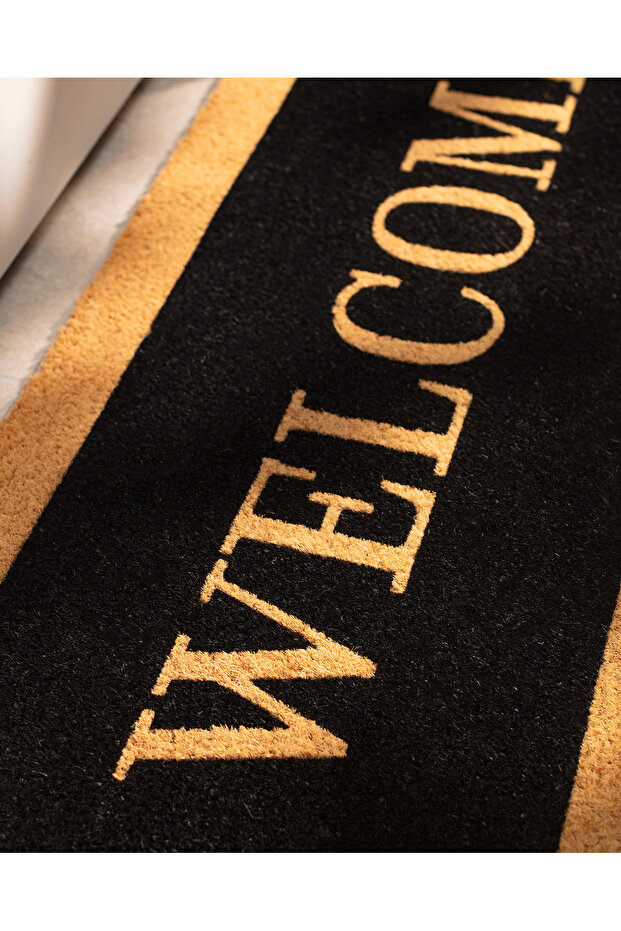 Provence Kapı Önü Paspası - Siyah - 45x100 Cm - 3