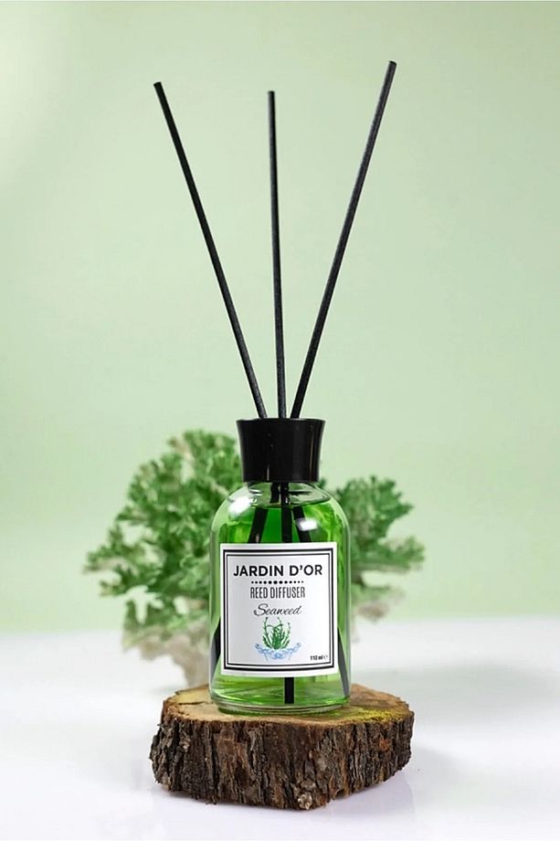 110 ml Jardin D'or 4'lü Çubuklu Oda Kokusu  Leylak Sandal Ağaci Deni?z Yosunu Okyanus Reed Dıffuser - 6