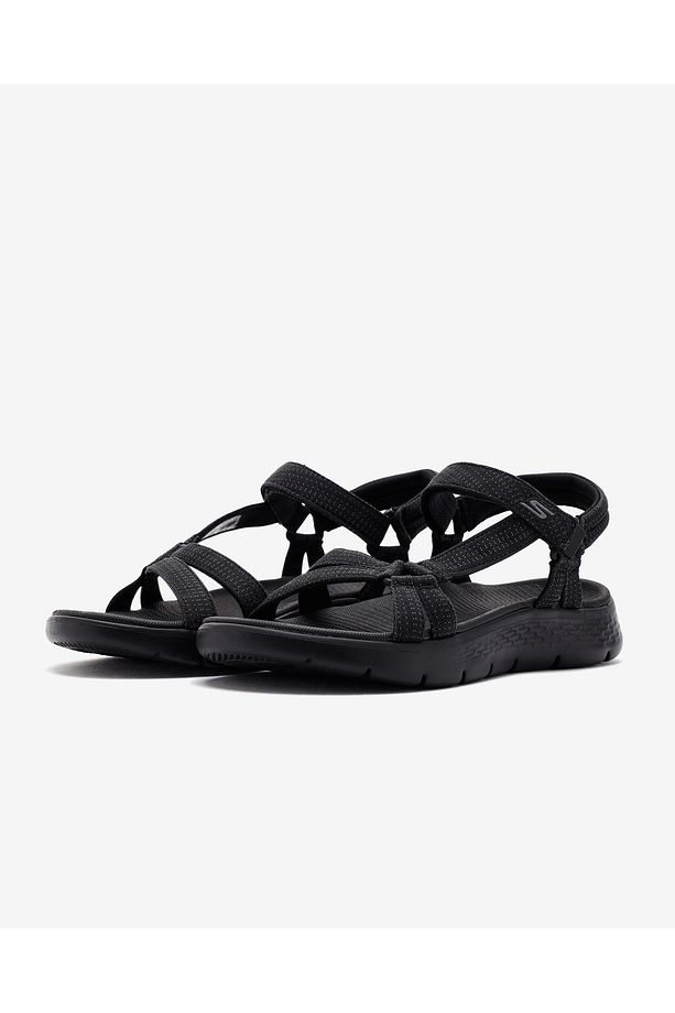 Go Walk Flex Sandal - Sublime Kadın Siyah Sandalet 141451 Bbk - 3