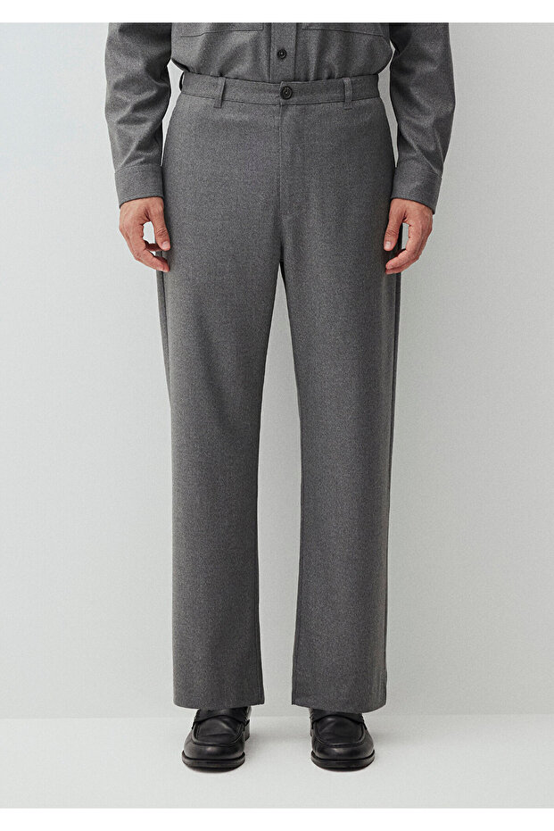 بنطلون رمادي 0010398 -80024 - 4