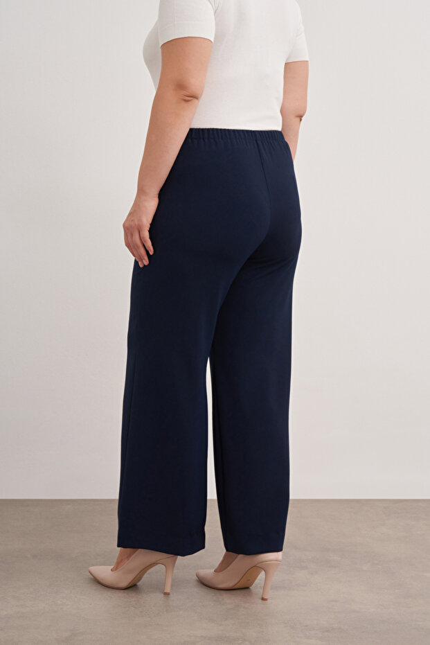 Arka Bel Lastikli Pantolon - 6