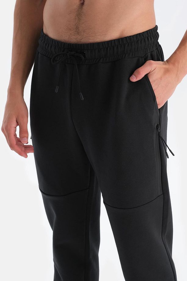 Siyah Erkek Jogger Eşofman Altı - 5