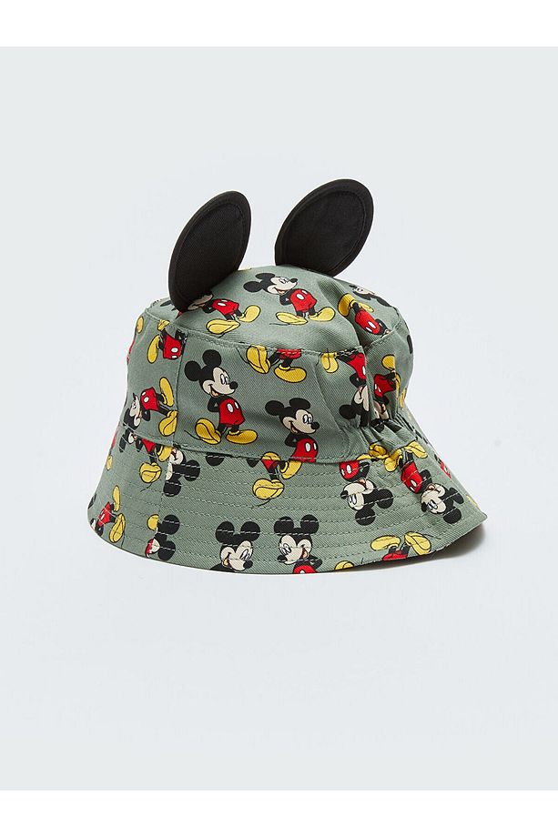 Mickey Mouse Baskılı Erkek Bebek Şapka - 2