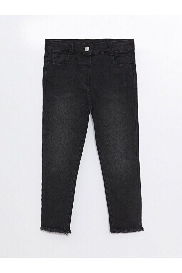 Lcw Elastic Waist Basic Girl's Jean Trousers